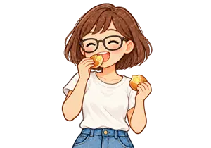 ビスマンを食べるサブカル女子