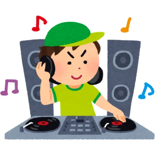 DJのイラスト