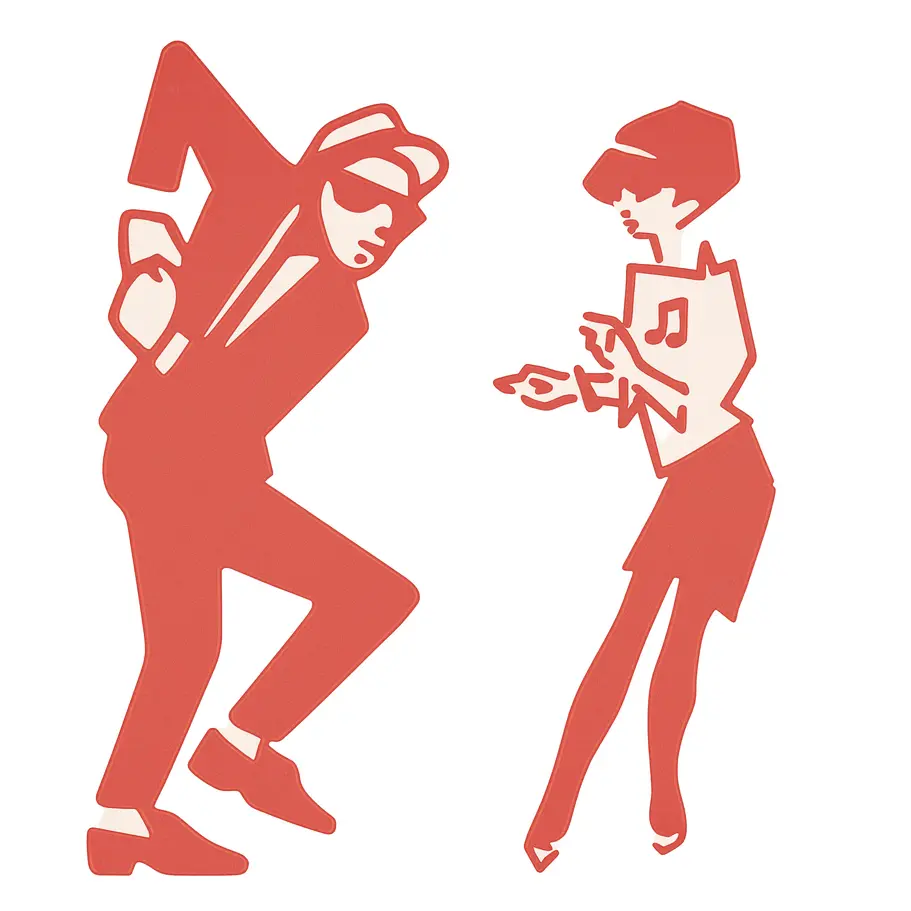 ツートーンスカのイラスト(2TONE-SKA)