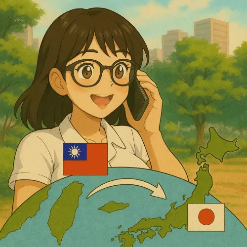 電話してる人のイラスト
